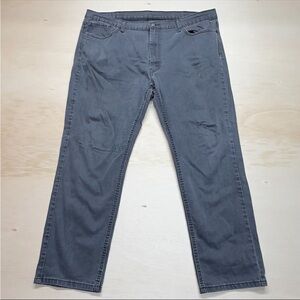 Levi's Men's 541 Mid Rise Athletic Fit Full Tapered Jeans 42x32 Flex Black